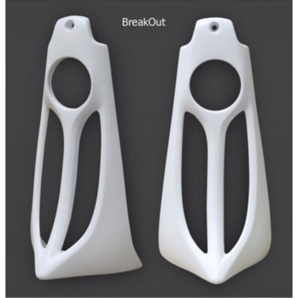 Spoiler pour moto Harley Davidson Softail Breakout - fibre de verre